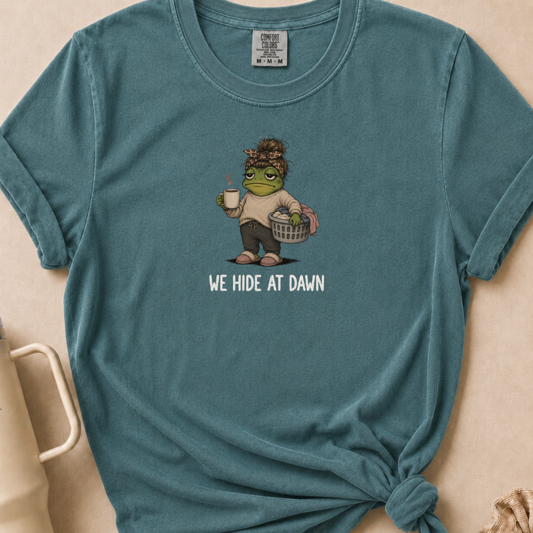 We Hide at Dawn T-shirt 1