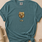 Wine Glass Collage T-shirt 1