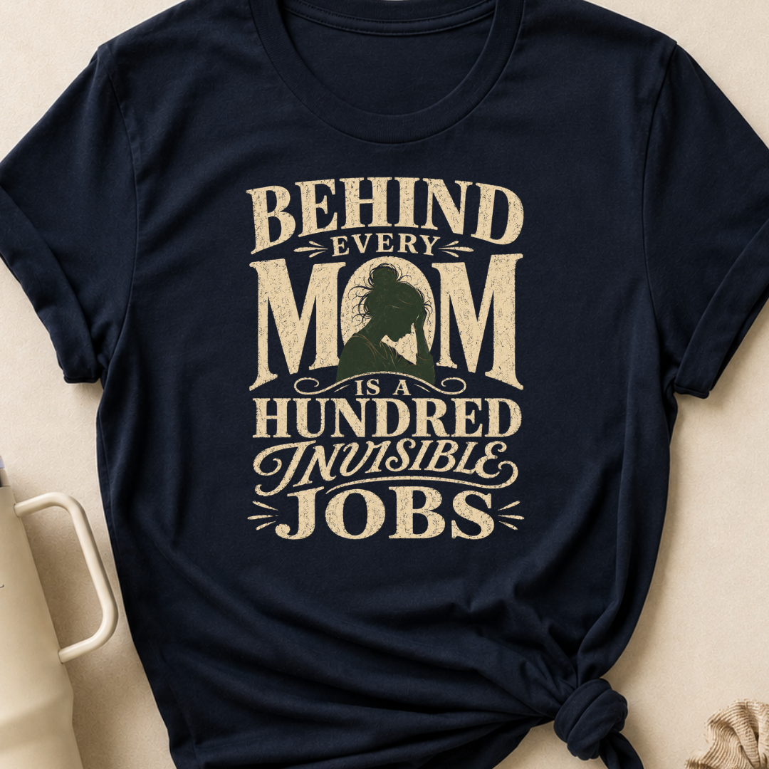 Behind Every Mom T-Shirt