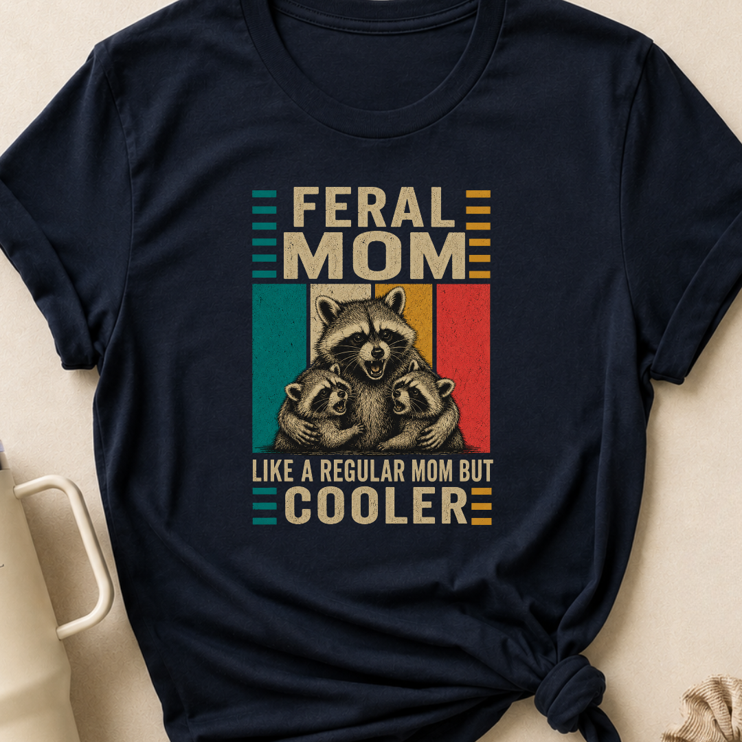 Feral Mom Like a Regular Mom but Cooler T-Shirt