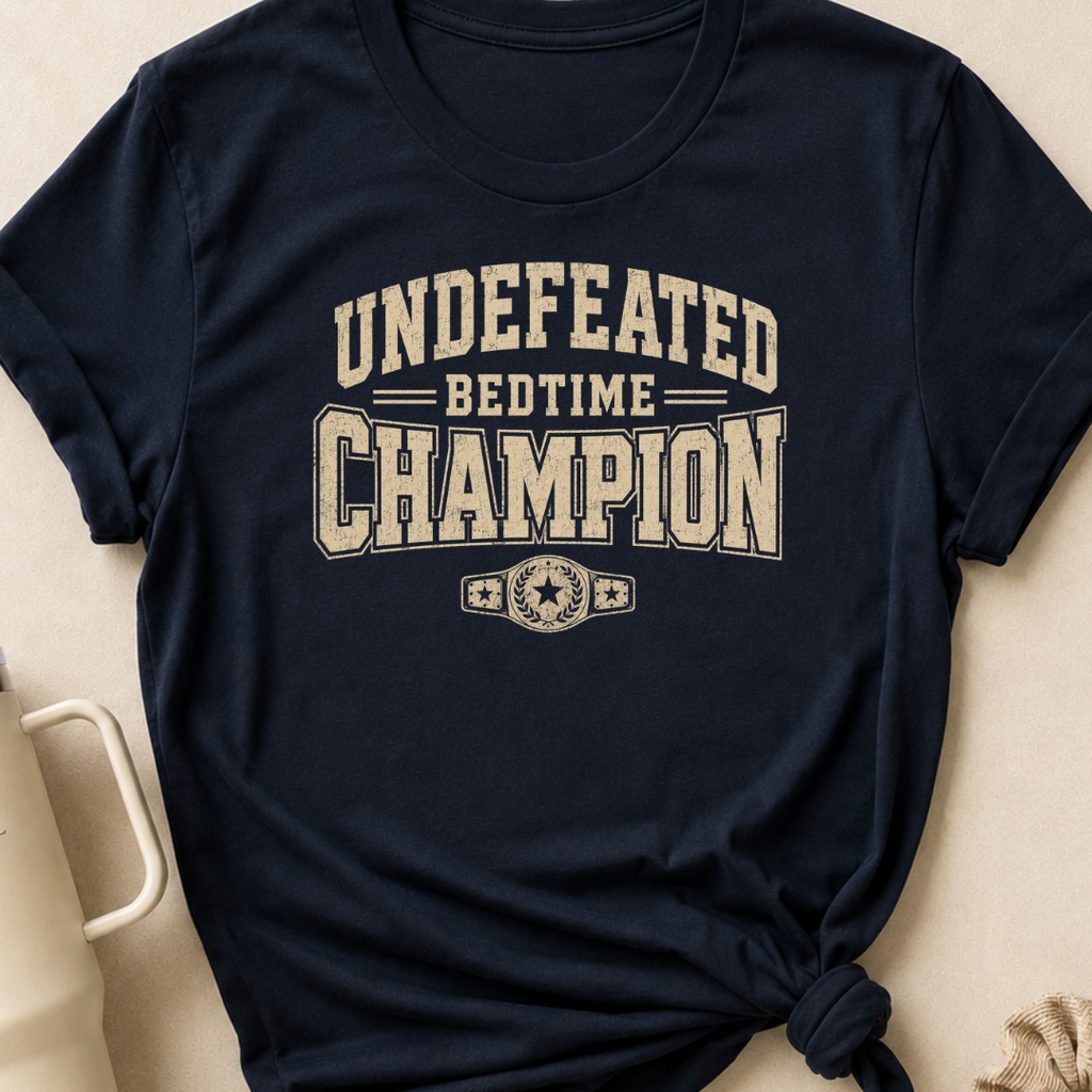 Undefeated Bedtime Champion T-Shirt