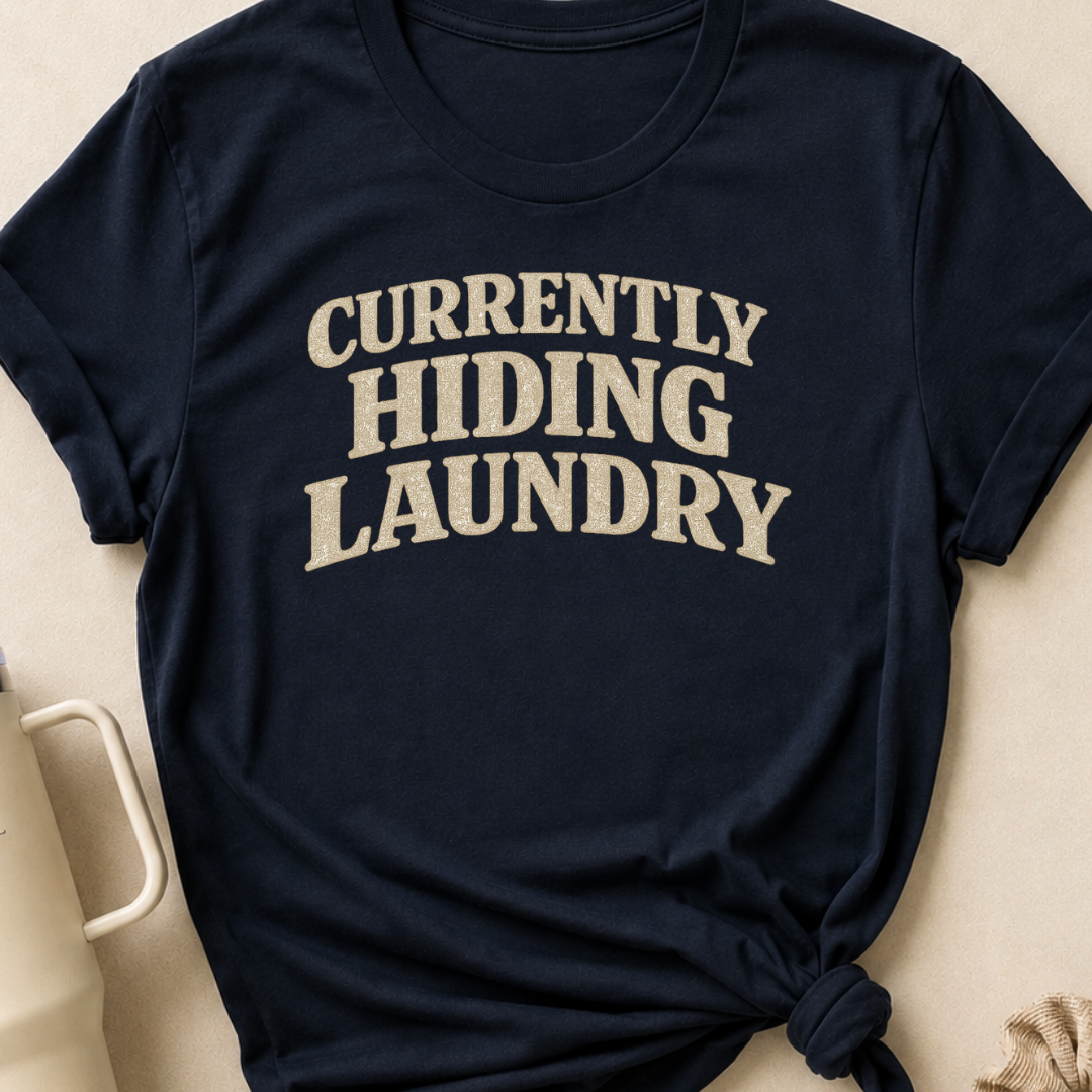 Currently Hiding Laundry T-Shirt