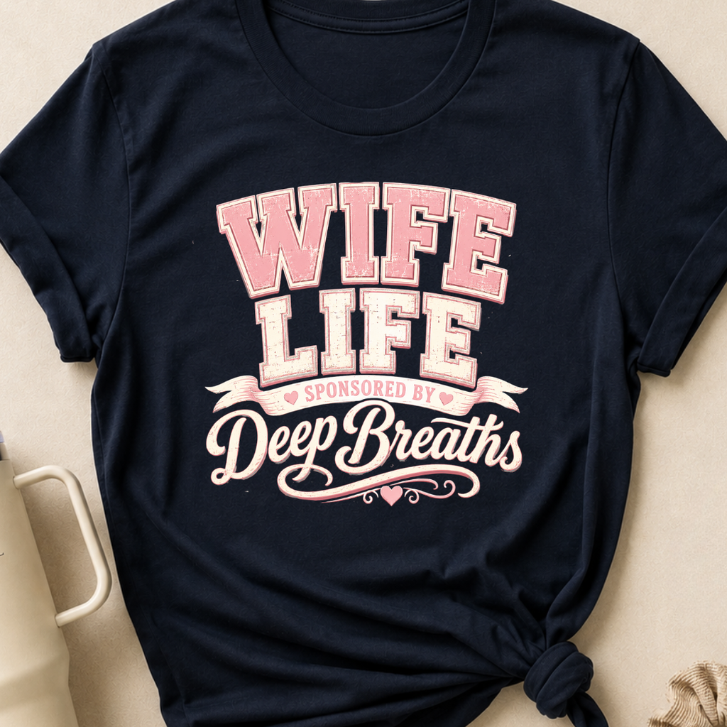 Wife Life Sponsored By Deep Breathes T-Shirt