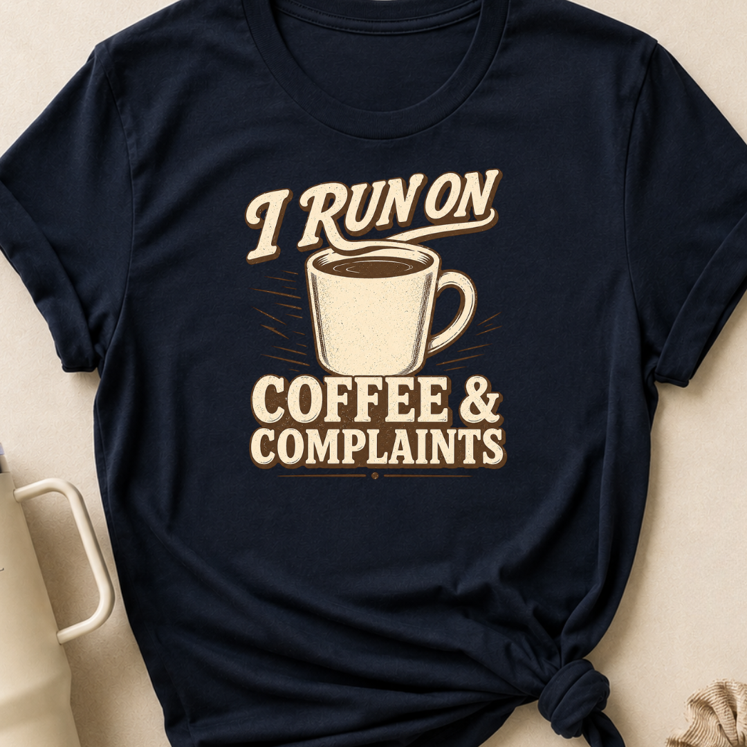 I Run on Coffee and Complaints T-Shirt